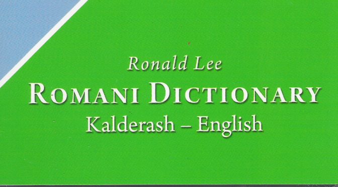 Romani Dictionary:  Kalderash – English